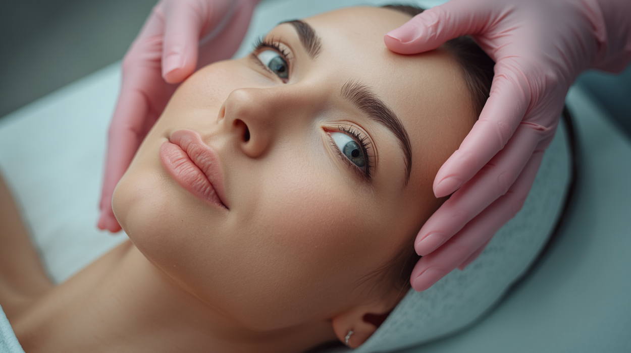 Med spa client relaxed and confident as her provider prepares for a Botox treatment, reflecting the trust built through a well-managed client experience