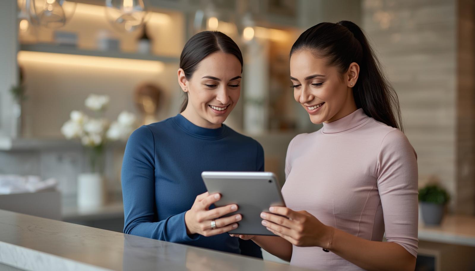 Medspa team reviewing best emr for medical spa platform connecting records and bookings