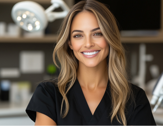 Medical spa owner utilizes medical spa management software.