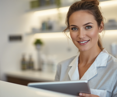 Medical spa owner comparing medspa software features, charting, payments, and reporting across leading platforms