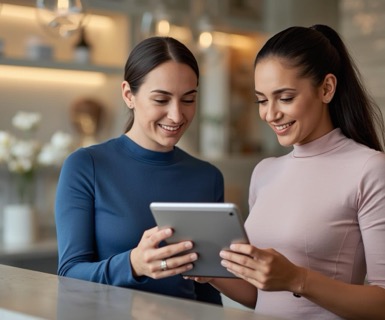 Medspa team reviewing best emr for medical spa platform connecting records and bookings